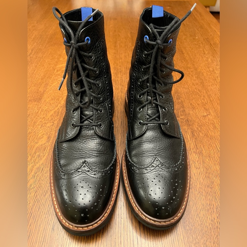 Moods of Norway wingtip boots with lug soles
